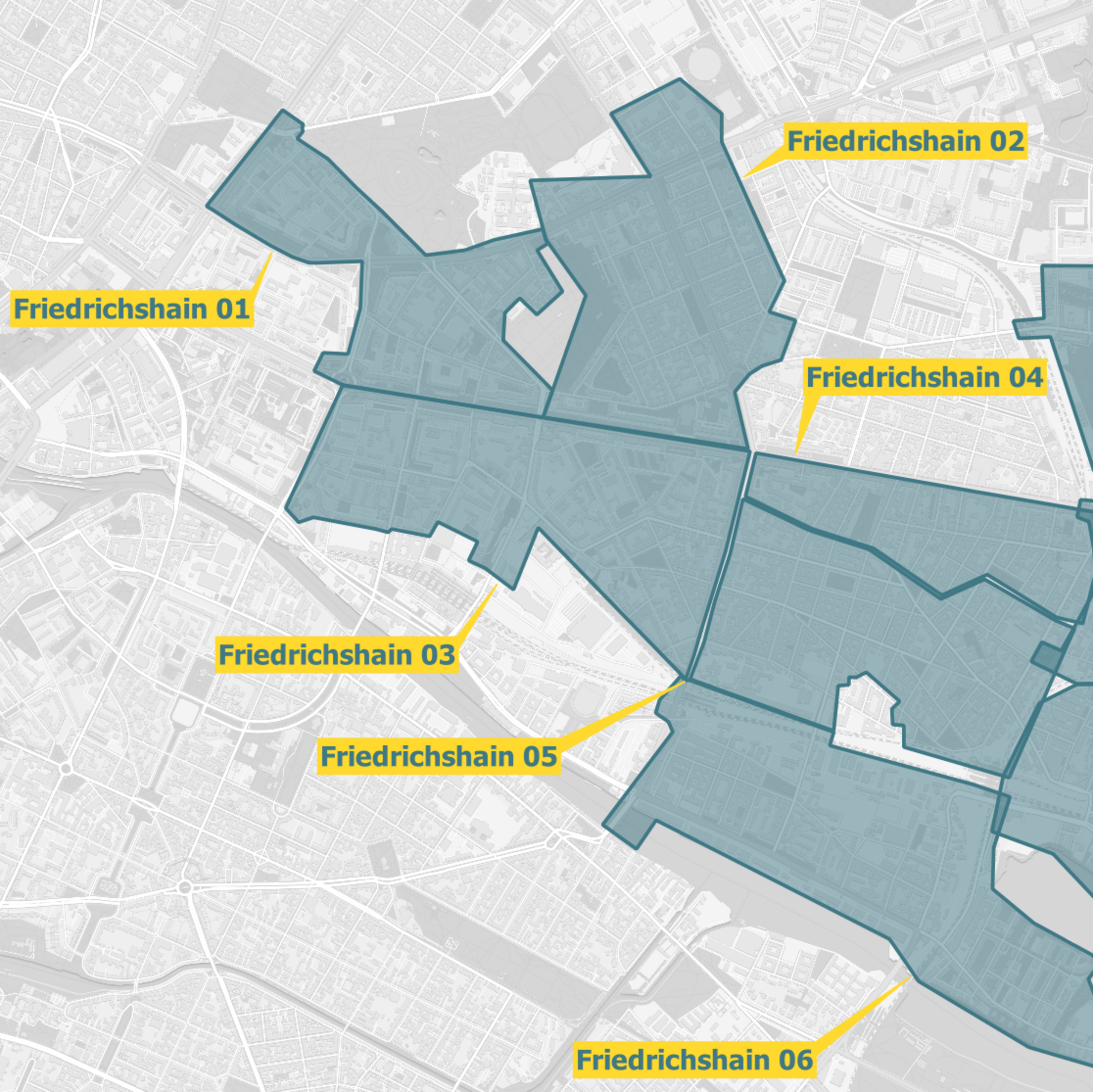 OXG Ausbaugebiete Friedrichshain