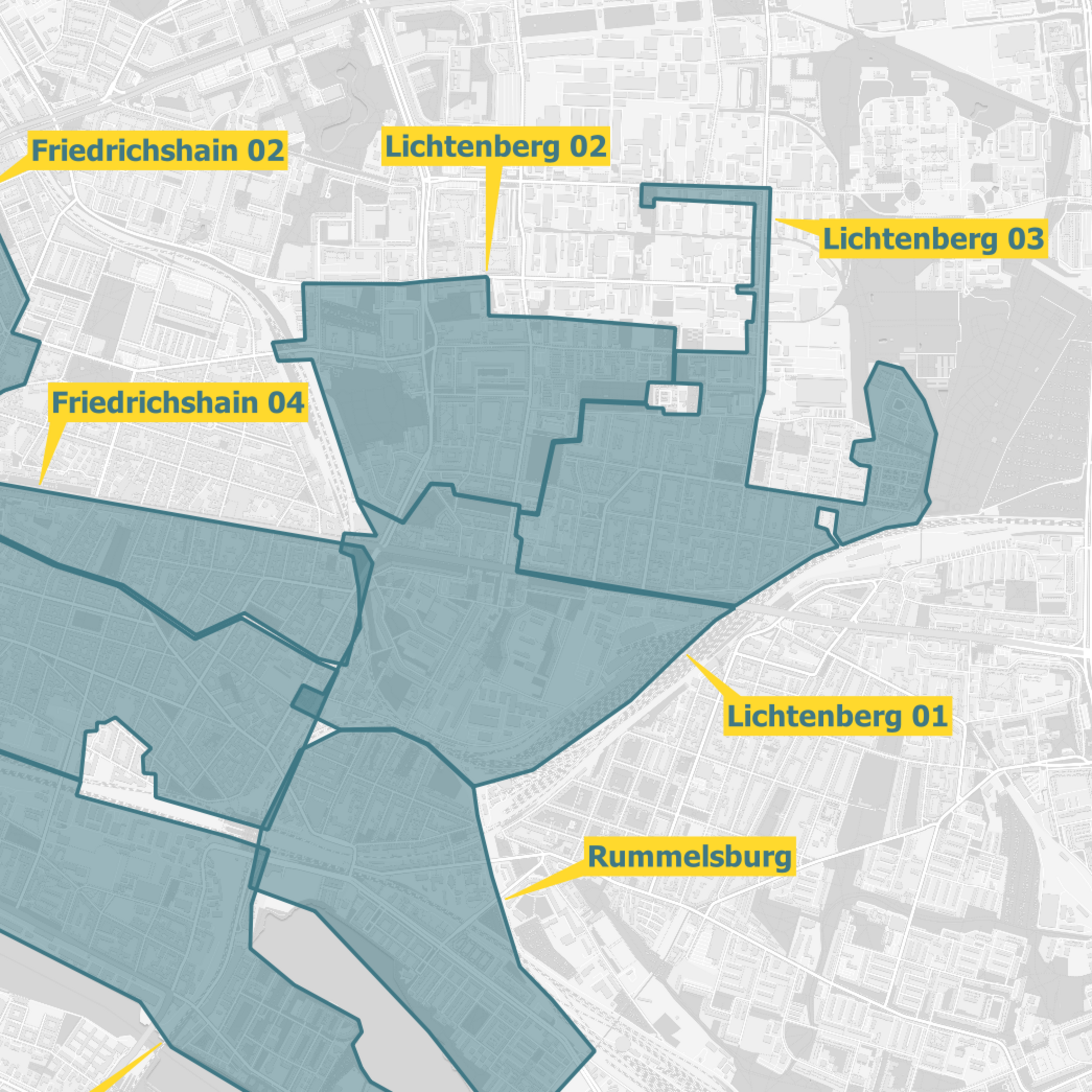 OXG Ausbaugebiete Friedrichshain