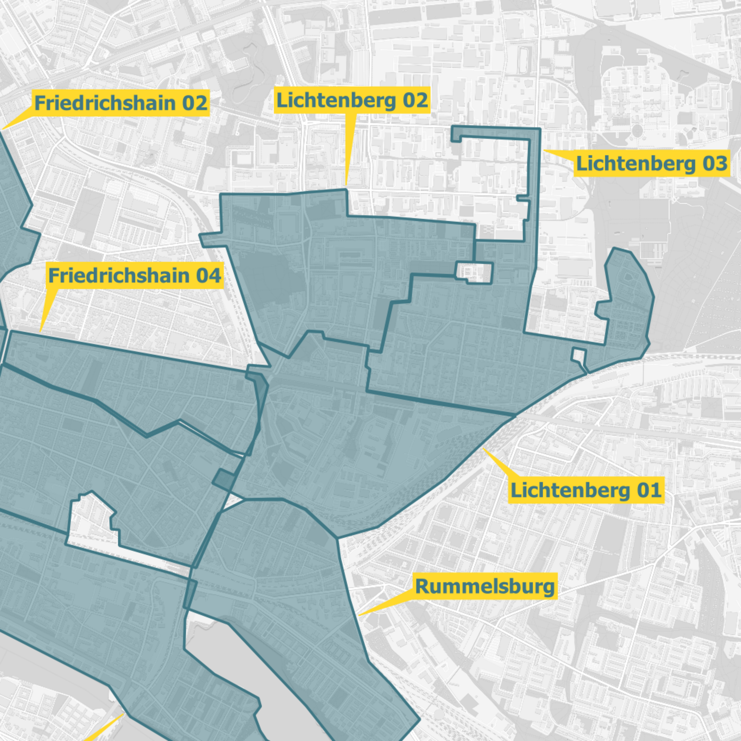 OXG Ausbaugebiete Friedrichshain