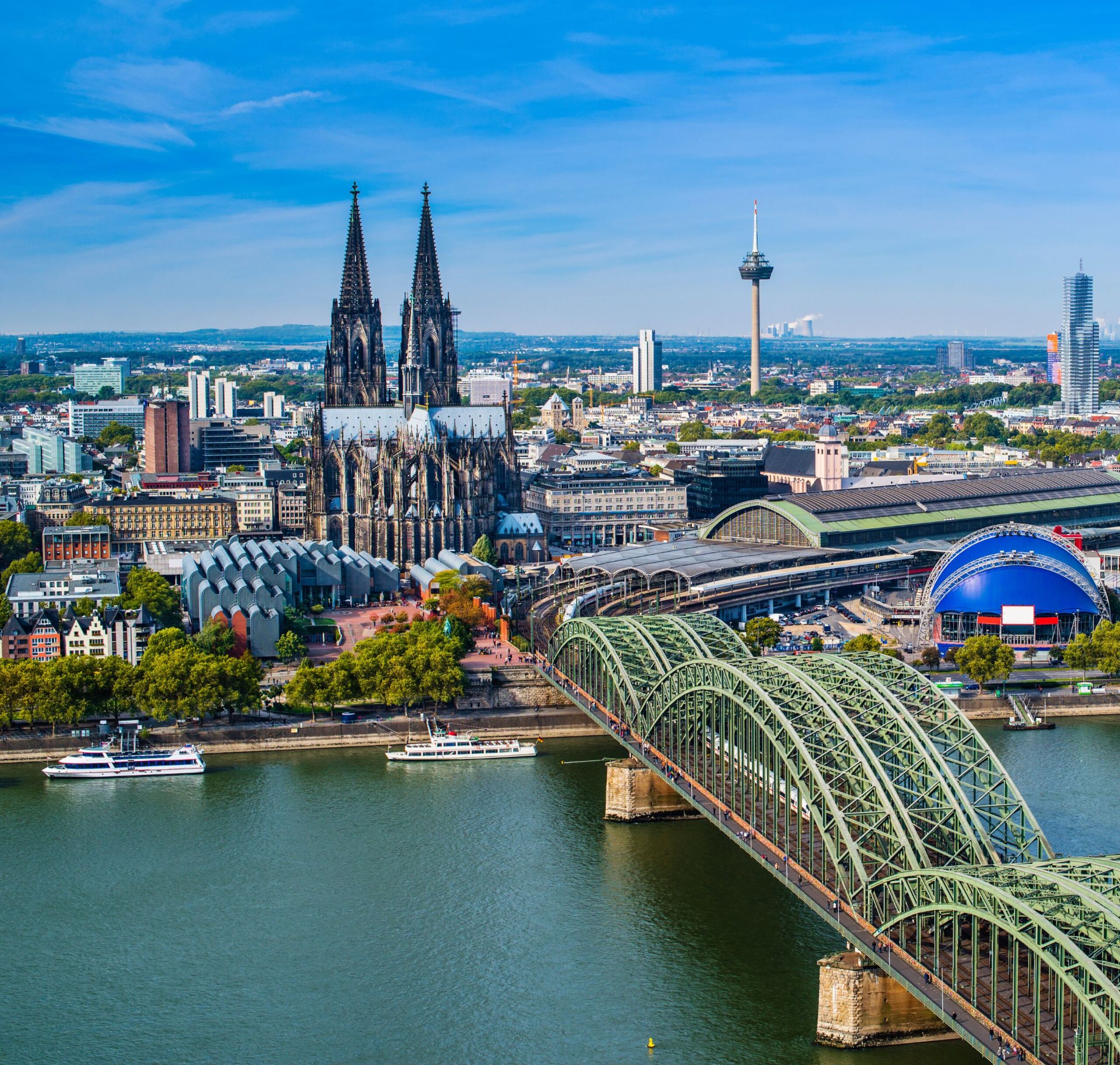 Köln Kölner Dom Rhein Brücke