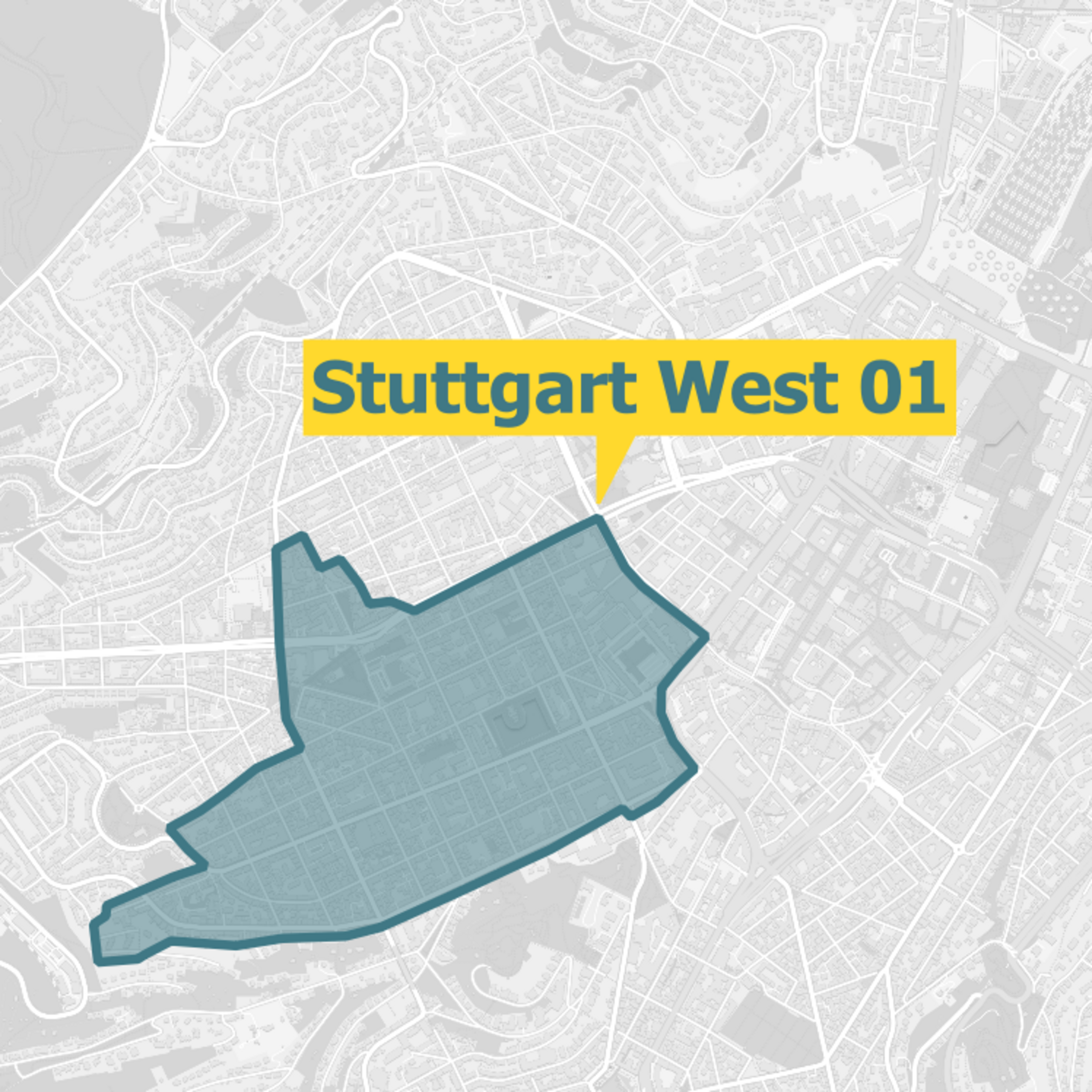 Ausbaugebiete Karte Stuttgart