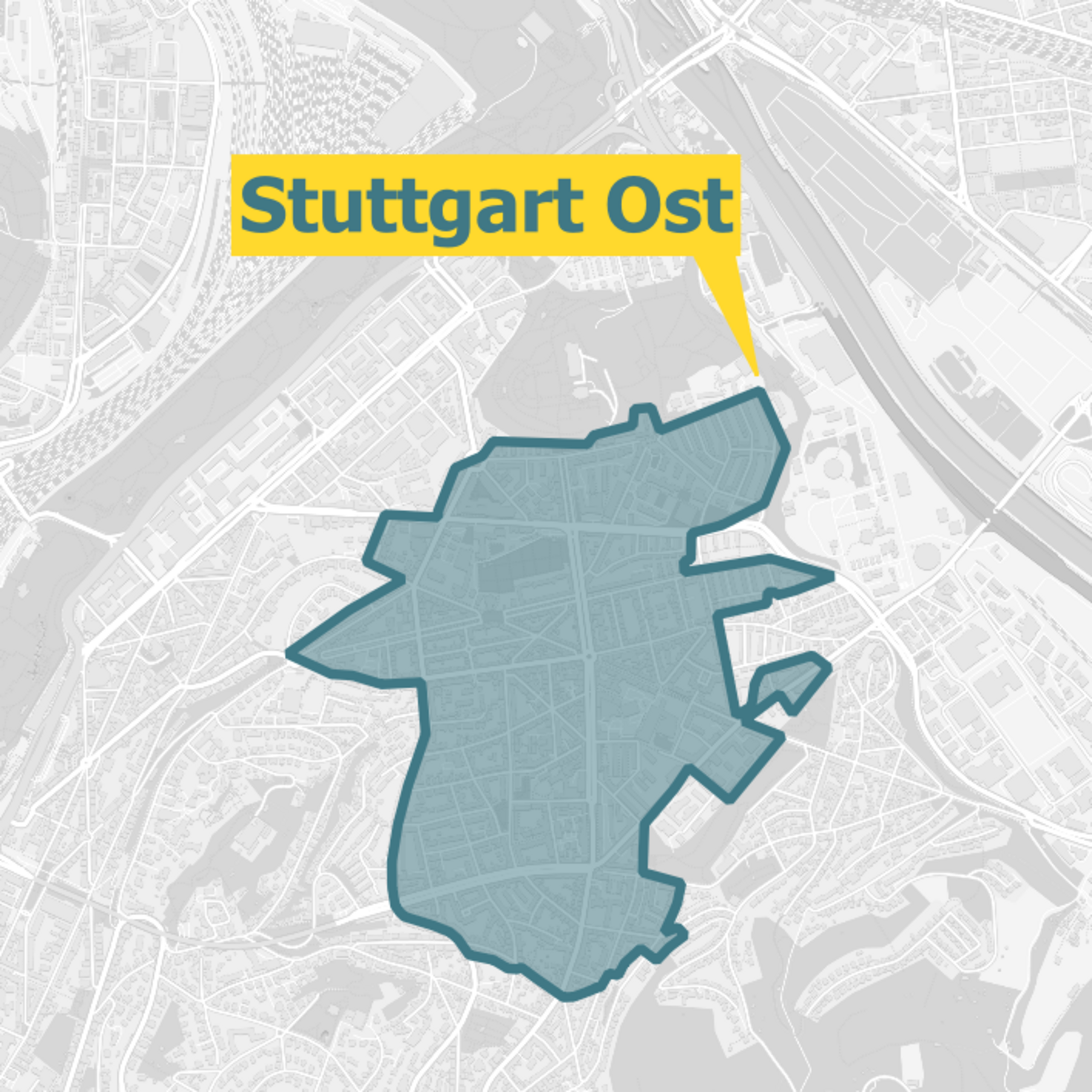 Ausbaugebiete Karte Stuttgart