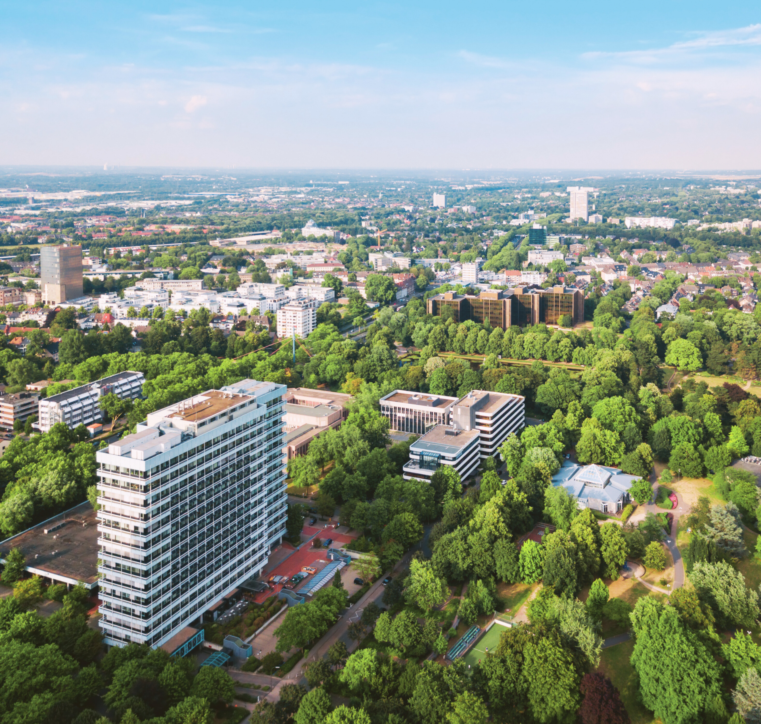 Dortmund Skyline Stadt Landschaft