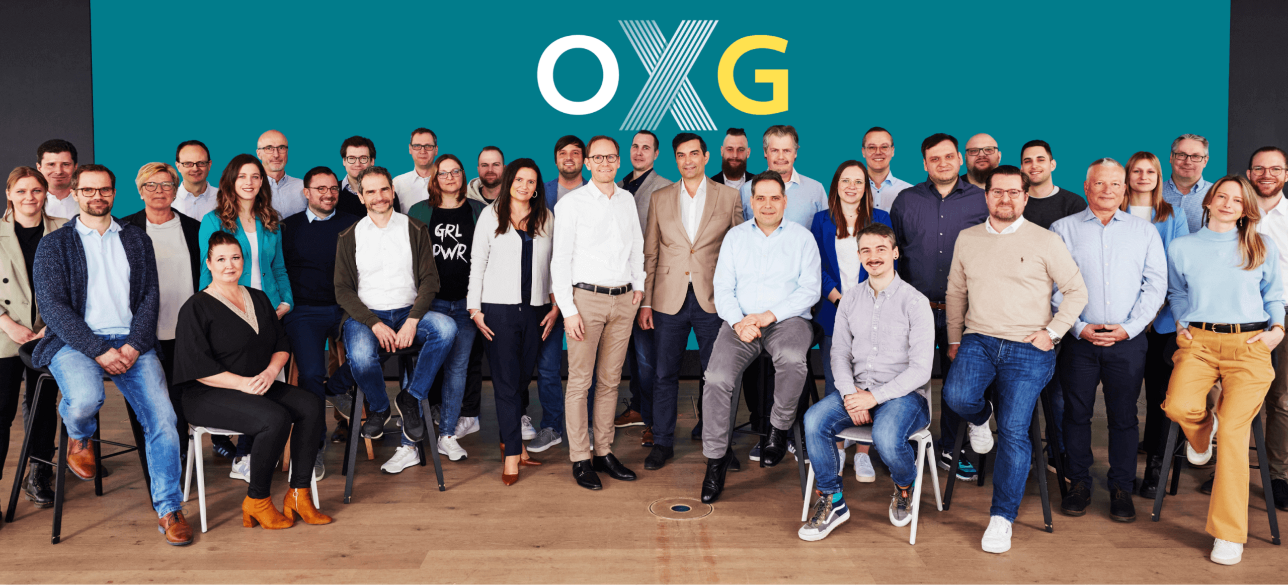 OXG Glasfaser Team Gruppenfoto Office