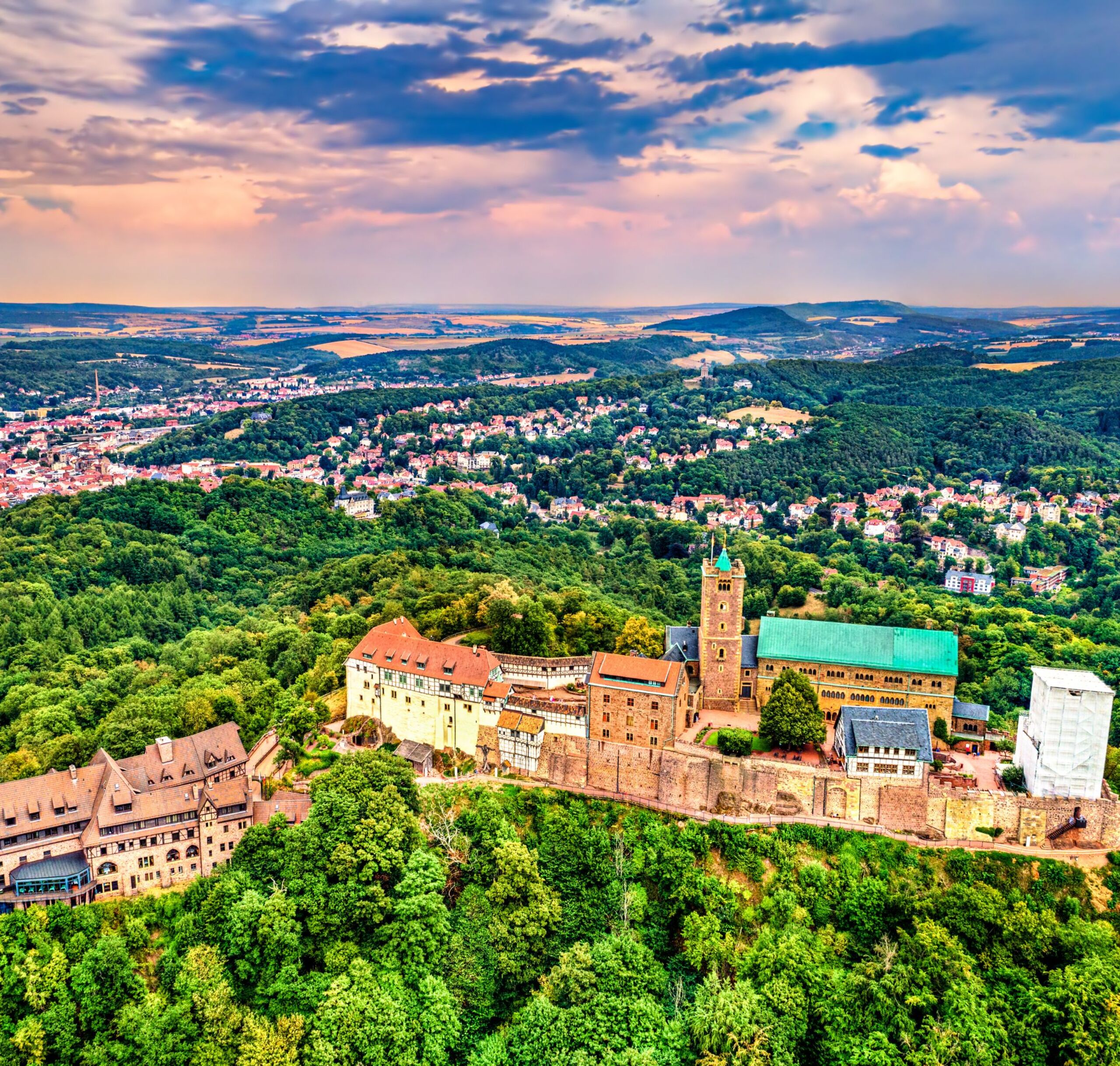 Eisenach Gebäude Bäume