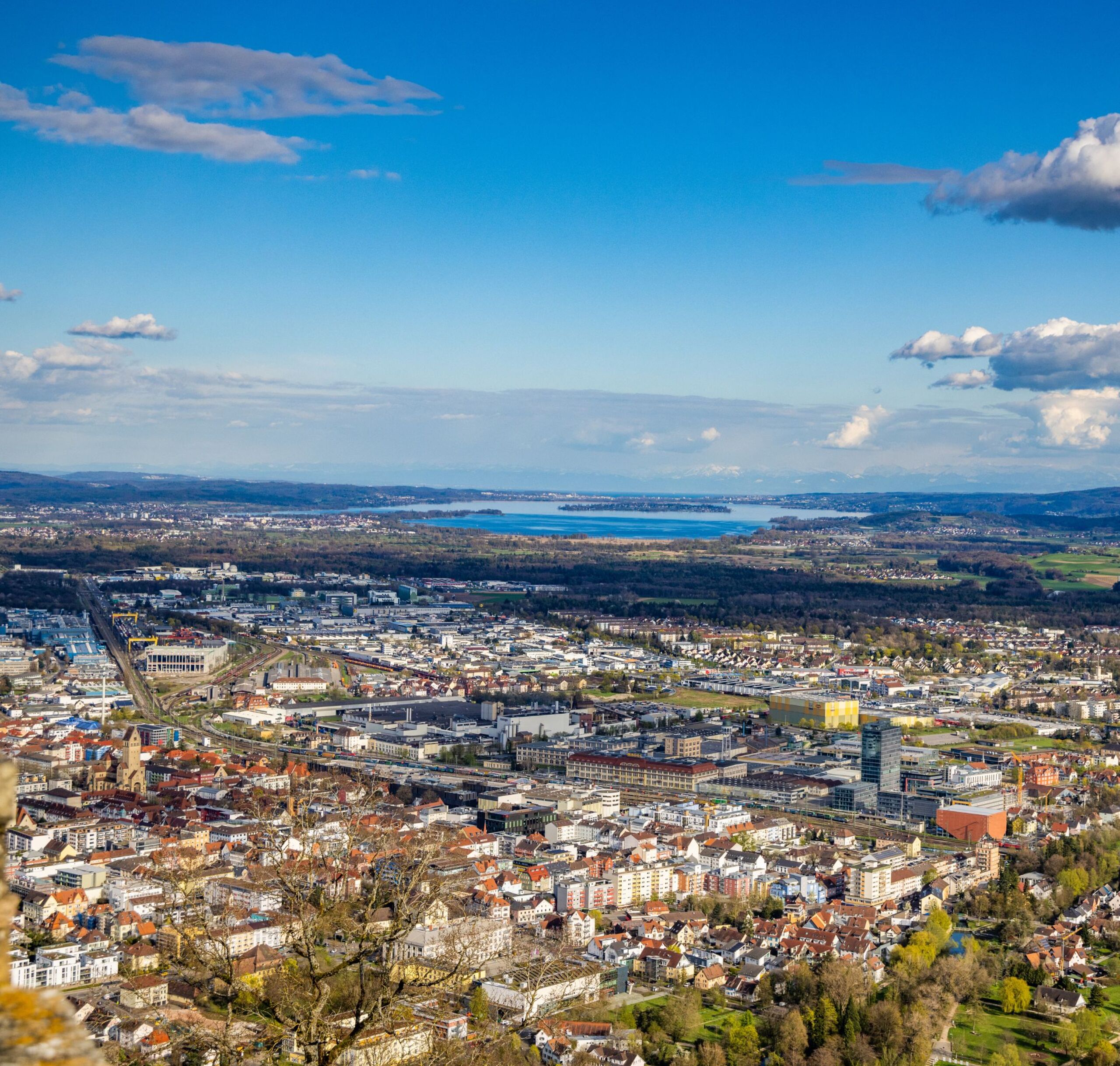 Singen Stadt Skyline Gebäude Himmel